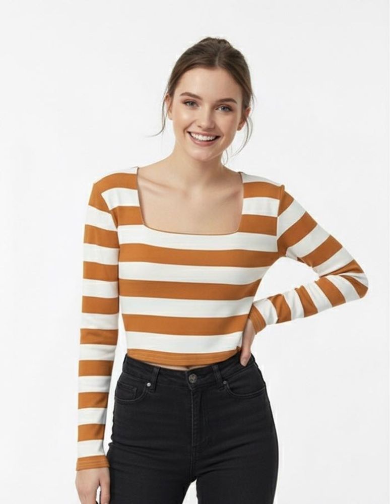 Square Neck Crop Top