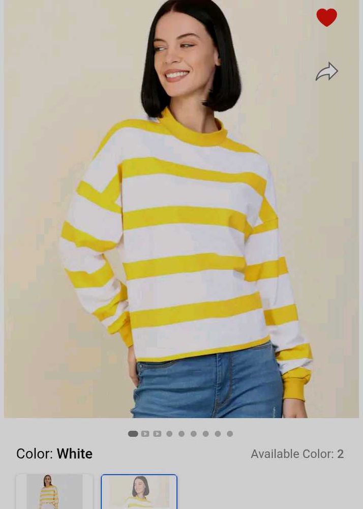 Baggy Striped Sweatshirts