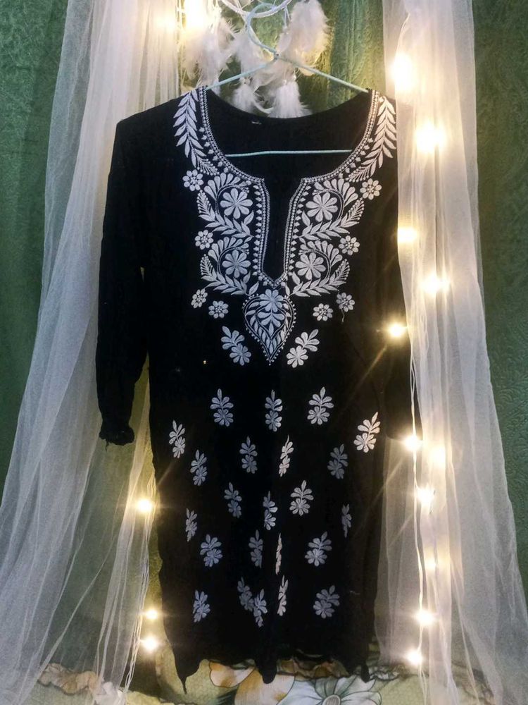 Elegant Black Kurta