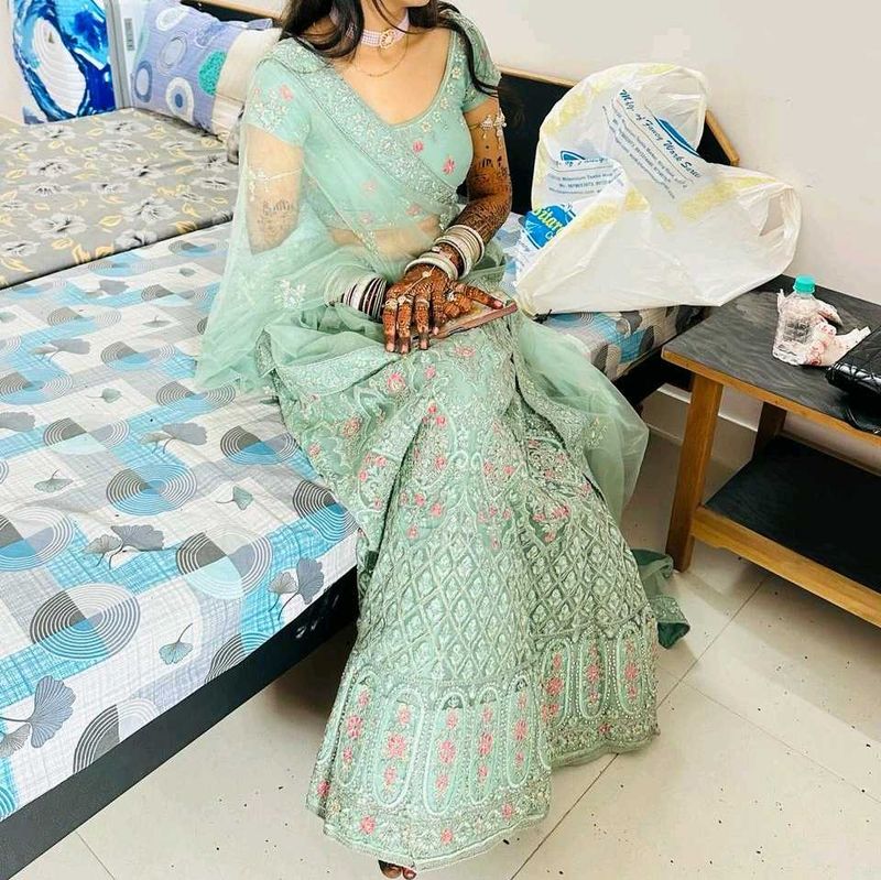 Weding Special Lahenga Choli Stitch Blouse