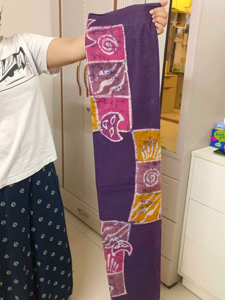 Batik Print Saree