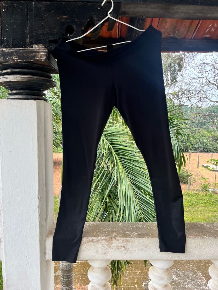 Mango Black Leggings