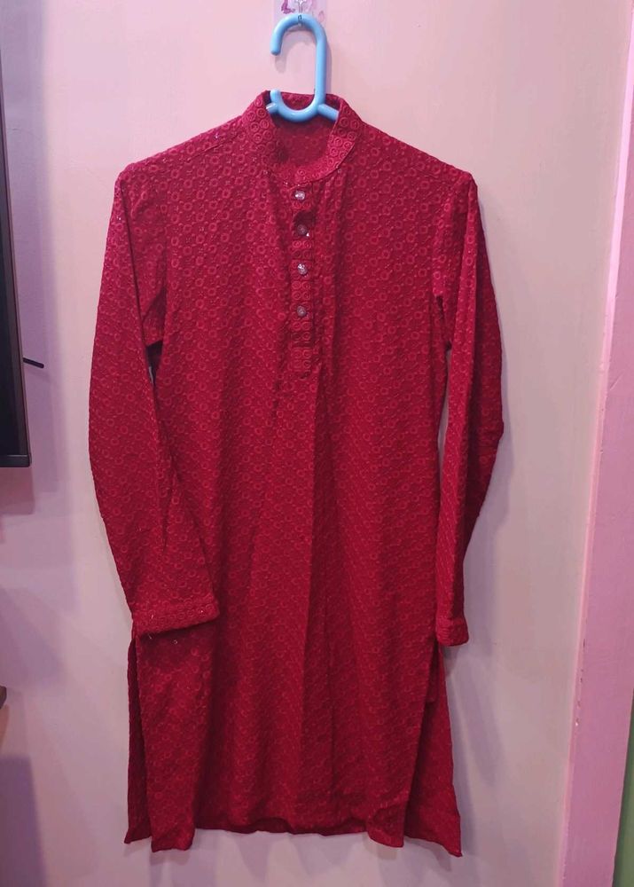 Red kurta