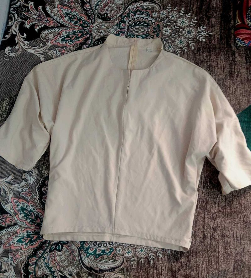 Beige Top - Casual Style