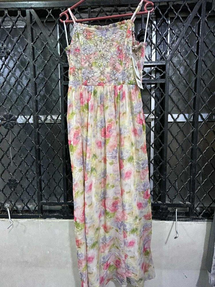 AND Spaghetti A- Line Dress