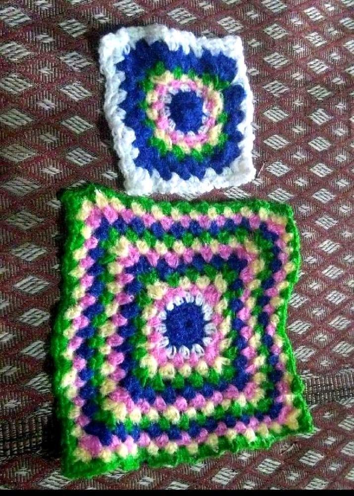 Handmade Crochet Granny Squares Thaalposh