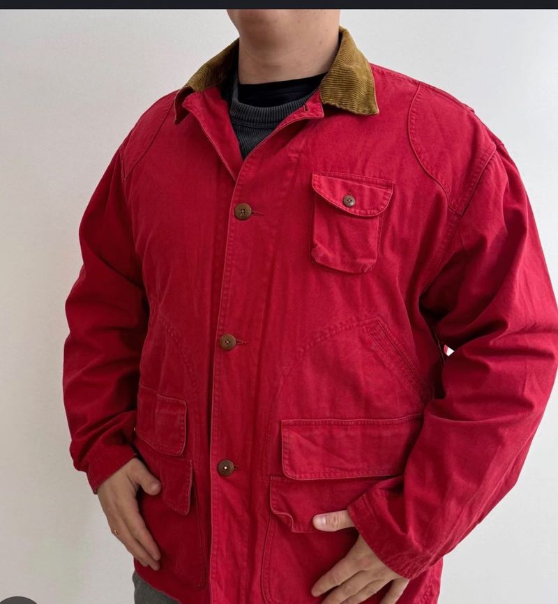 Red Vintage Style Winter Jacket