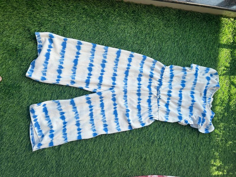 Girls Casual Tye N Dye Jumpsuit