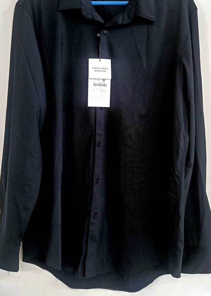 Men's Black Long Sleeve Shirt