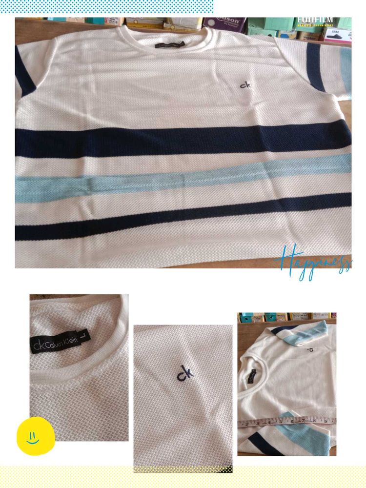 CK Striped Knit Shirt For Boys