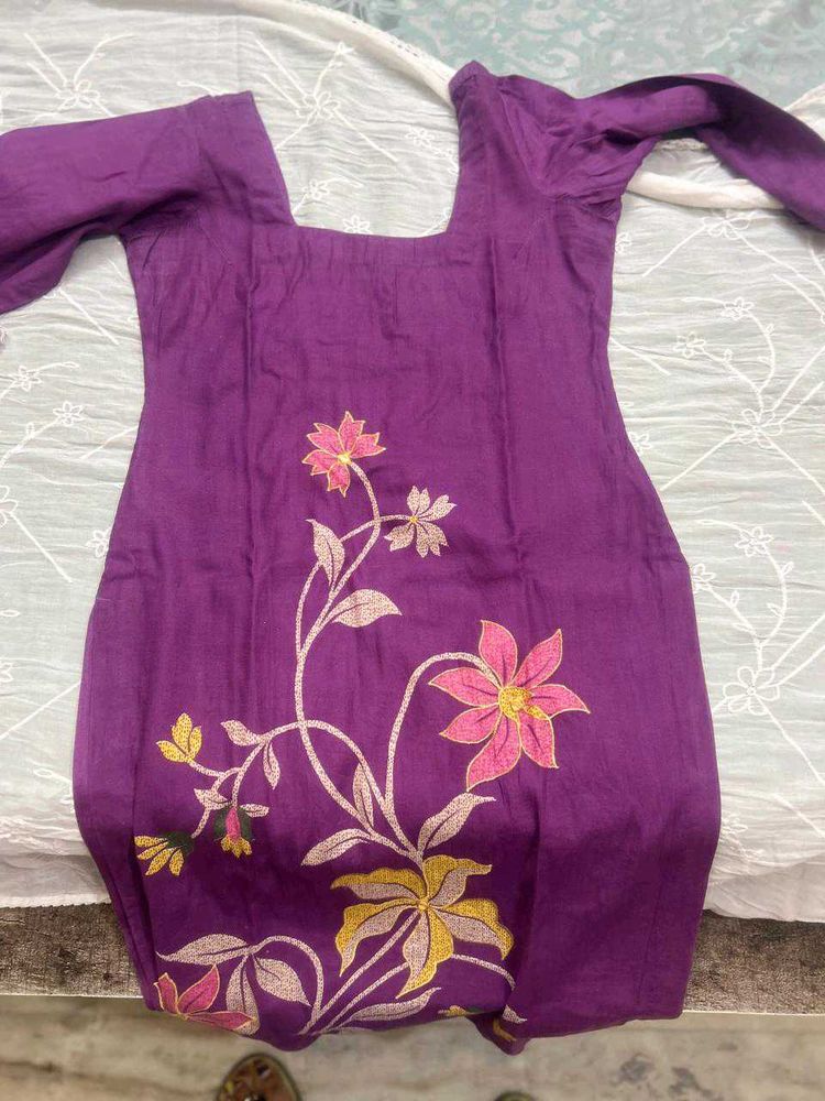 Elegant Purple Kurta