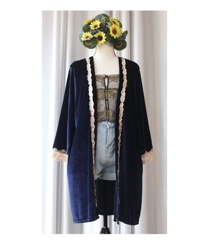 Korean Velvet Night Robe