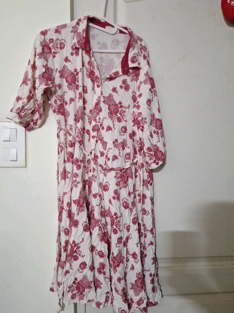 Floral Print Midi Dress