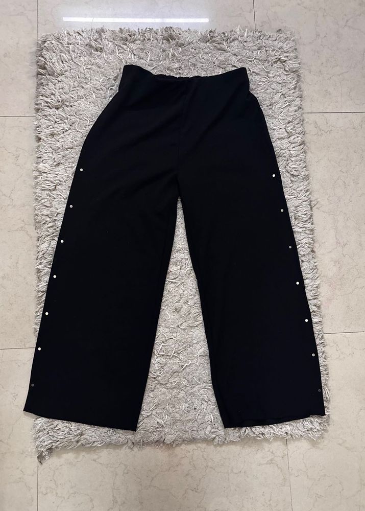 Ginger Black Wide Leg Pants