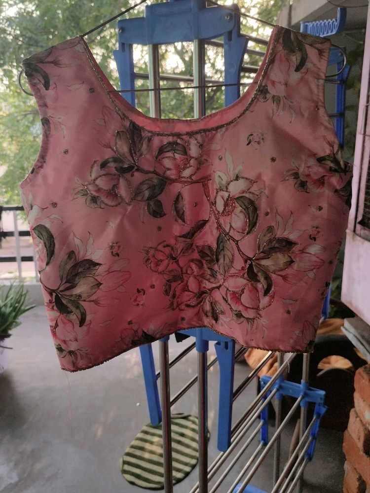 Floral Pink Blouse