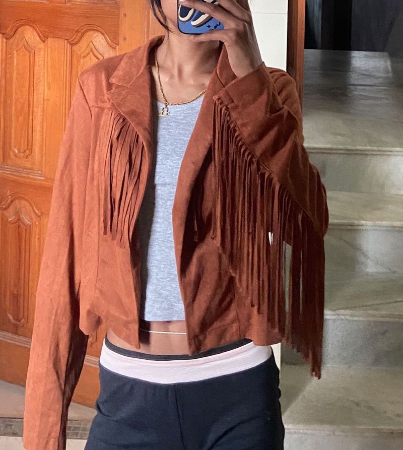 Fringe Suede Jacket