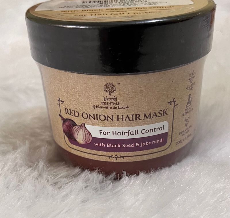 Red Onion Hair Mask For Hairfall control
