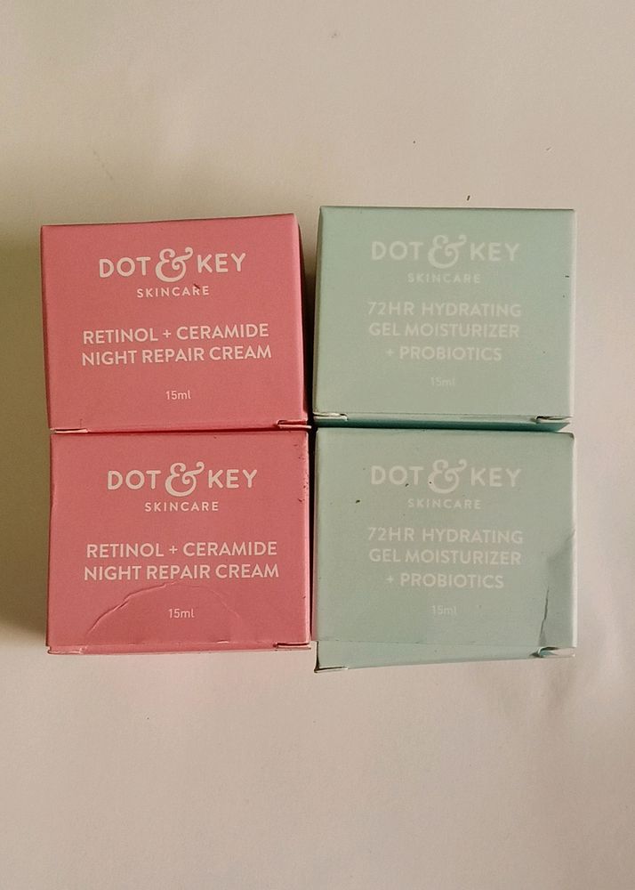 Combo Of 4  Dot &amp;  Key Moisturizer