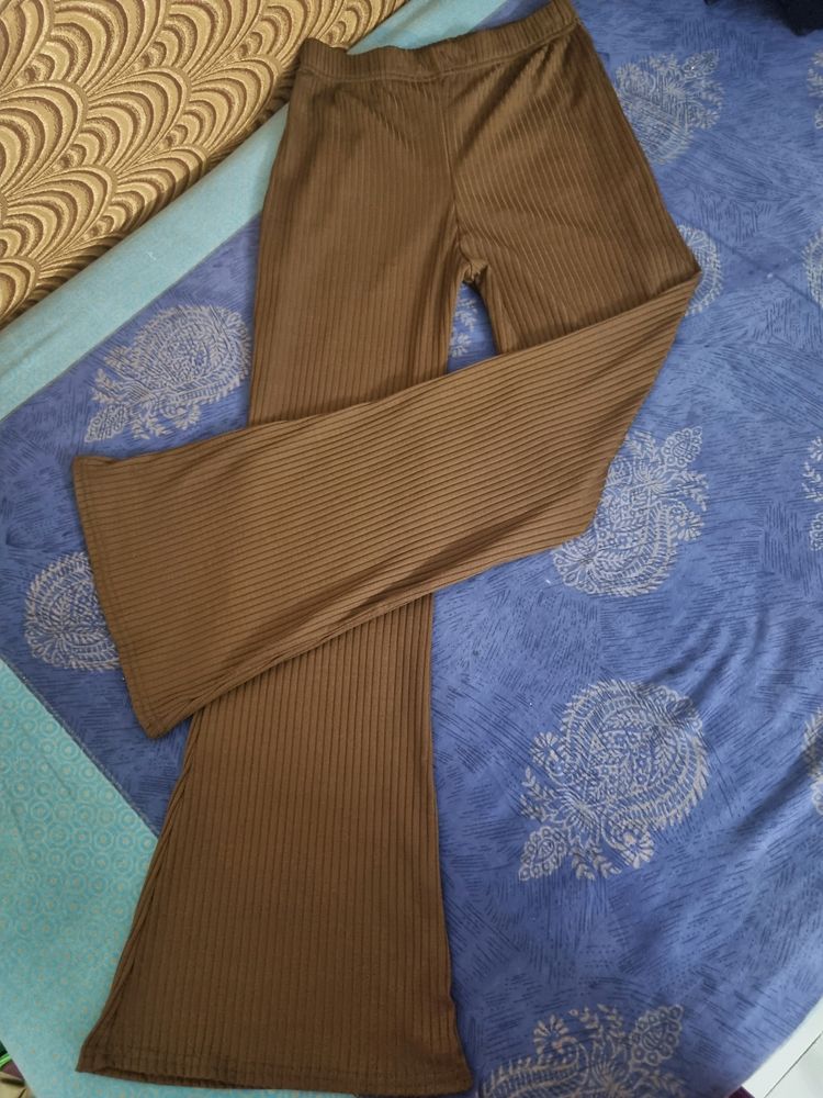 Urbanic Brown Flared Pants