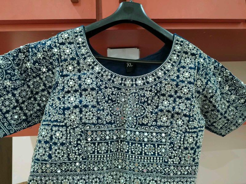 Blue Stunning Lehenga