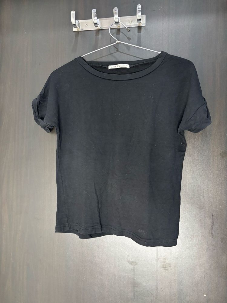 Black Crewneck T-Shirt