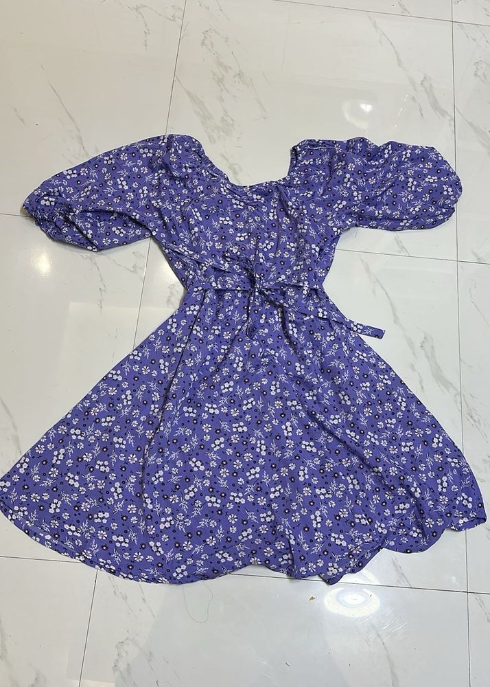 Floral mini dress