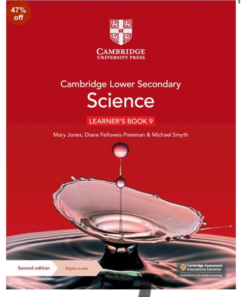 Cambridge lower secondary science Book 9