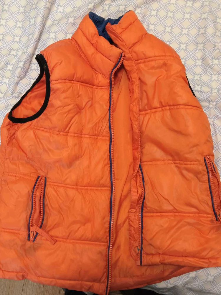 Orange Puffer Vest