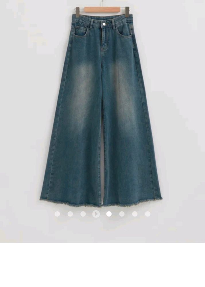 Savana raw hem high waist jeans