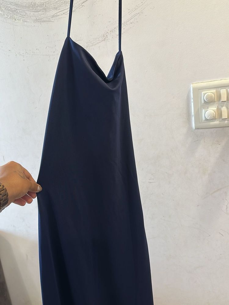 Navy Blue And White  Maxi Dress 2 Dres