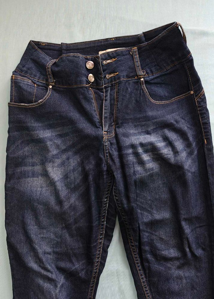 Dark Wash Denim Jeans