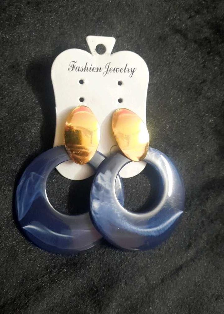 Statement Hoop Earrings, never used..
