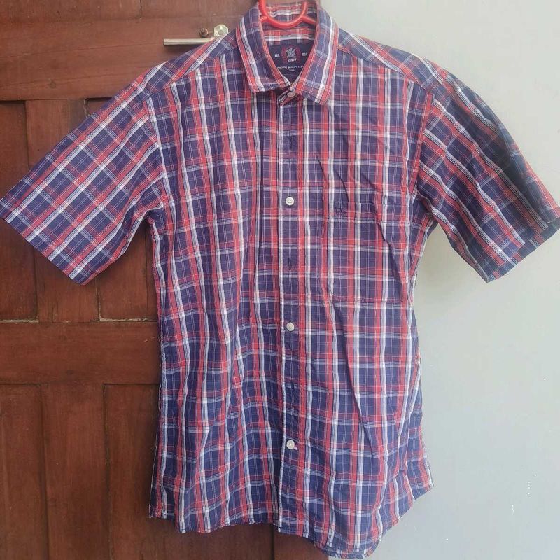 Red &amp; Blue Checkered Shirt