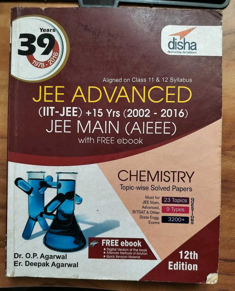 Jee Advanced Chemistry Topic Wise Solved Papers