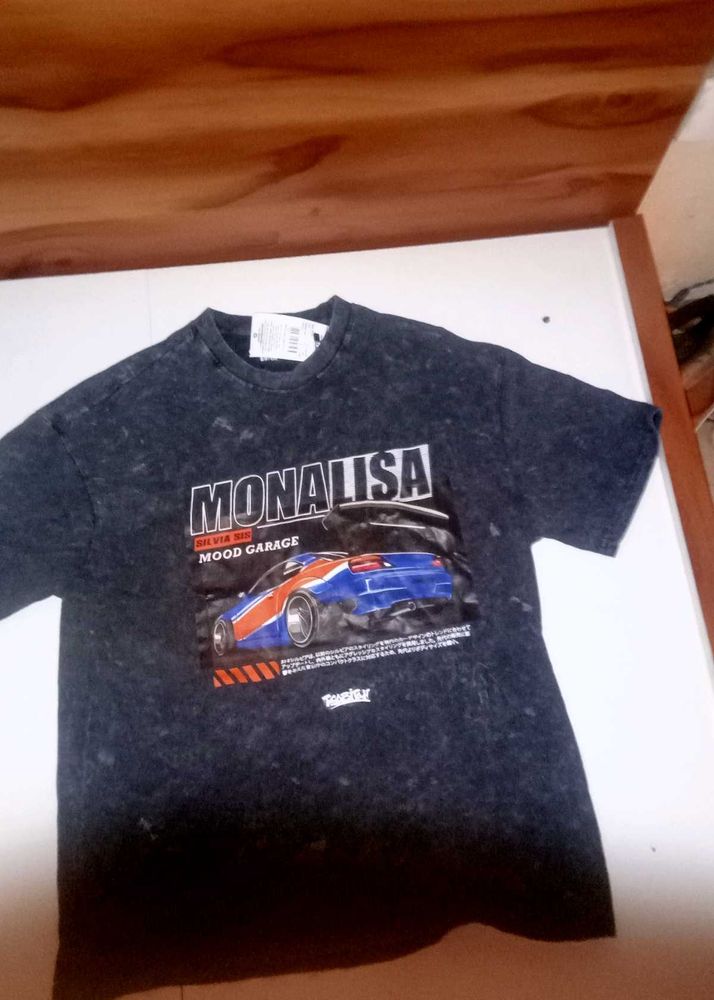 thrifted international acid wash tee tshirt 👕