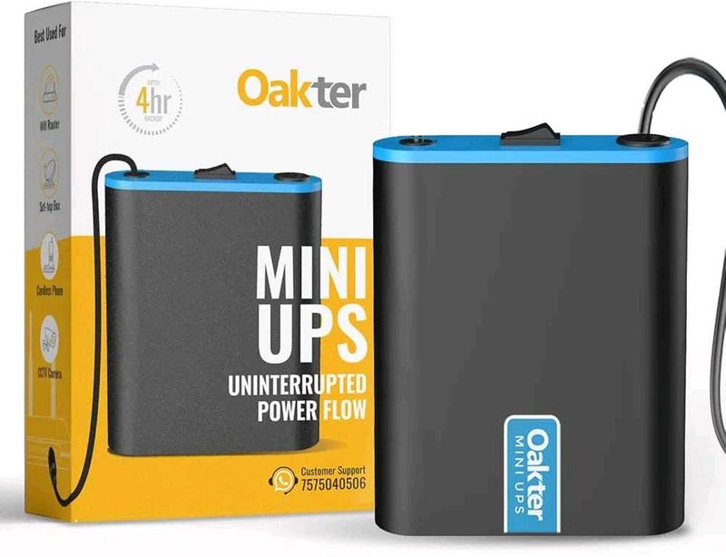 Oakter 12V Mini UPS for WiFi Router/Modem