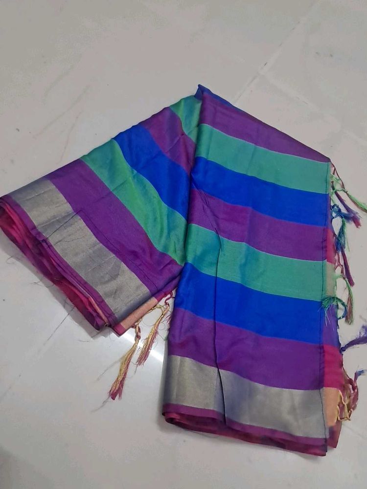 Striped Colorful Saree