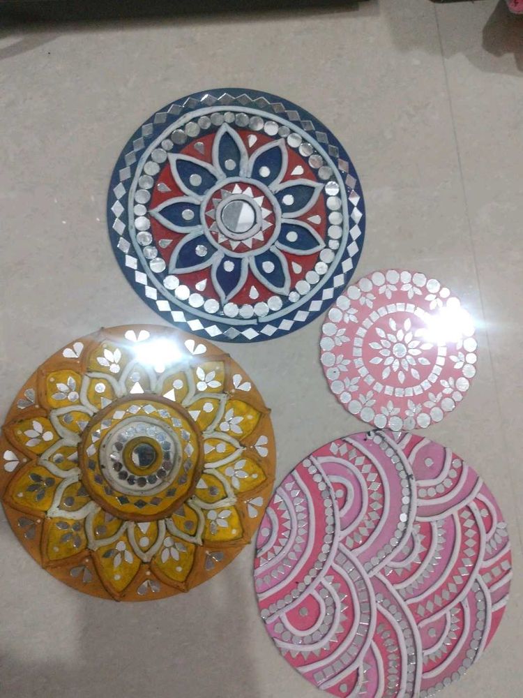Mirror Mandala Wall Art Set