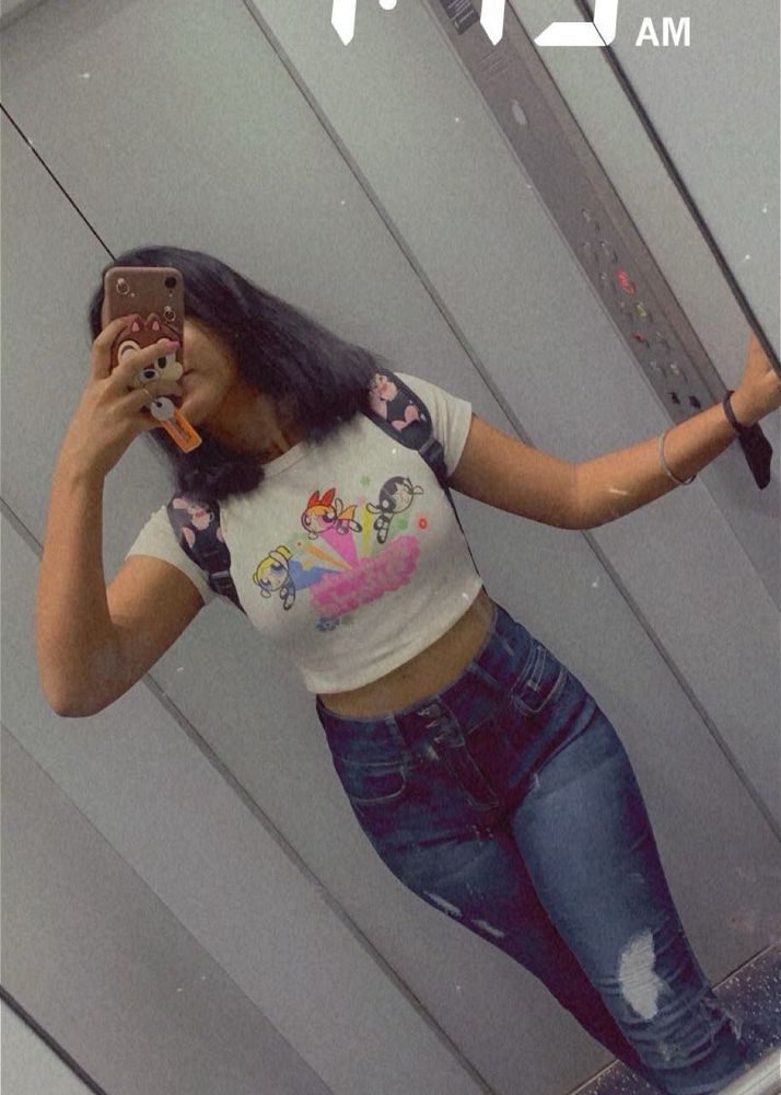 Slightly Distressed Skinny Jeans