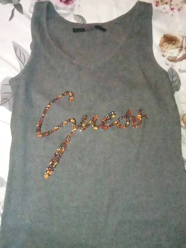 Guess Embellished Tank Top