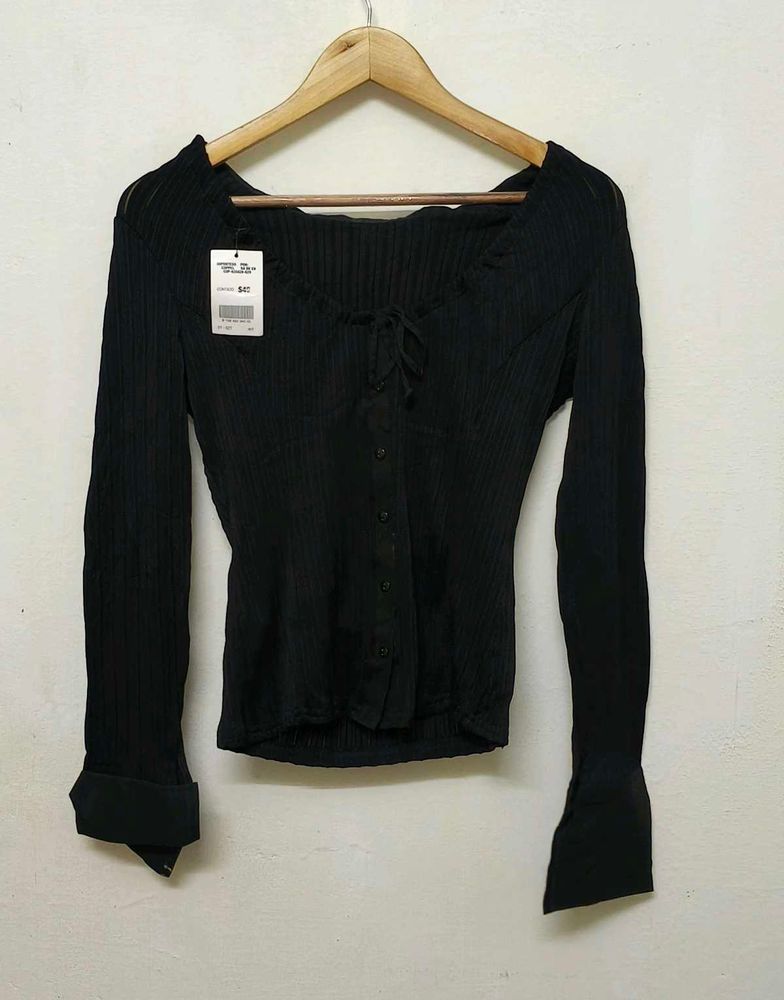Trendy New Black Top For Women