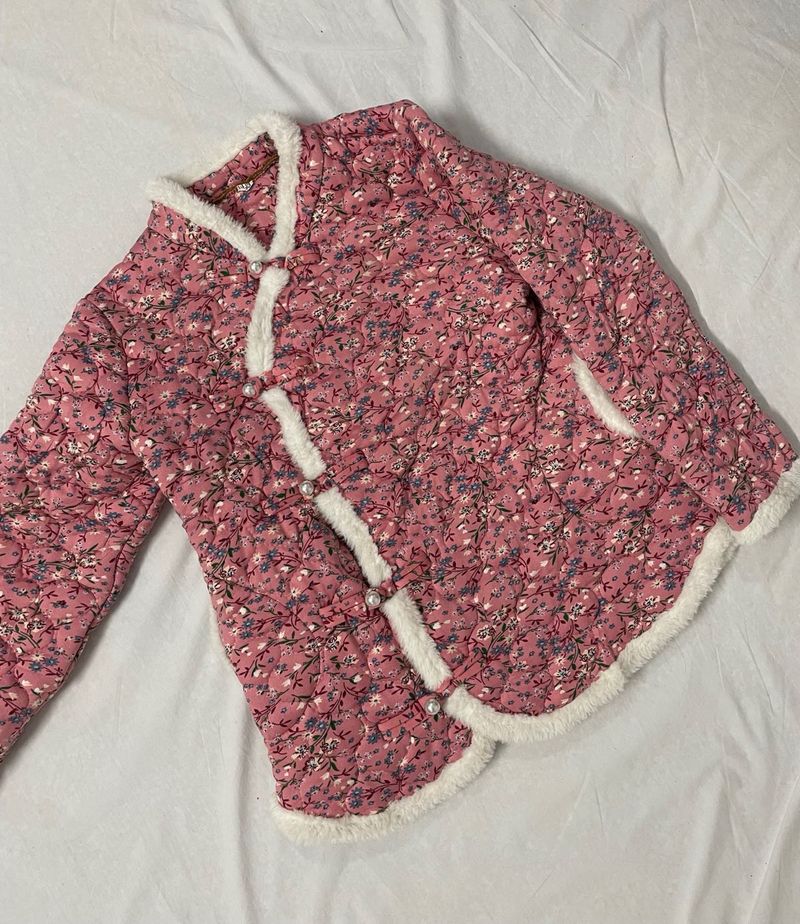 chinese style Floral Quilted Jacket