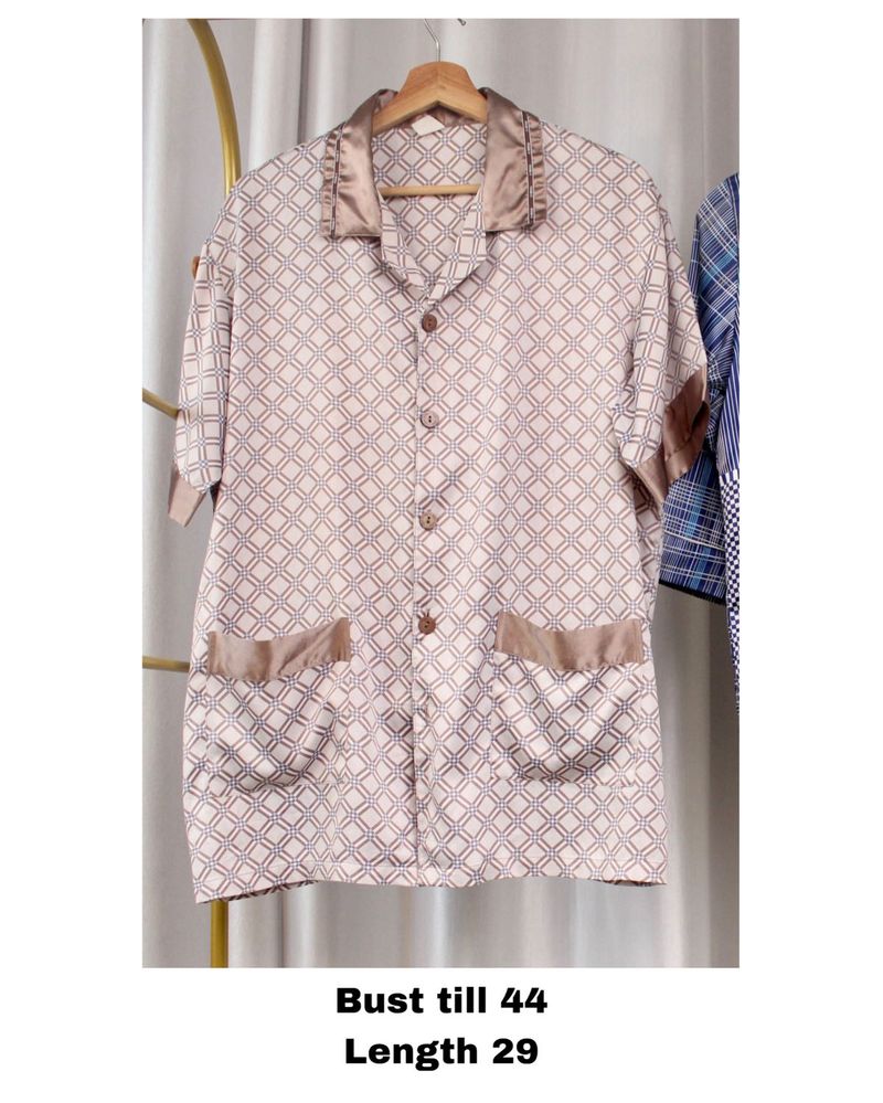 Unisex Korean Night Shirt/ PJ