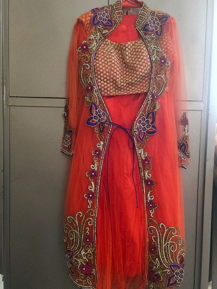 4 Piece Fish style Beautiful Dress For Girls