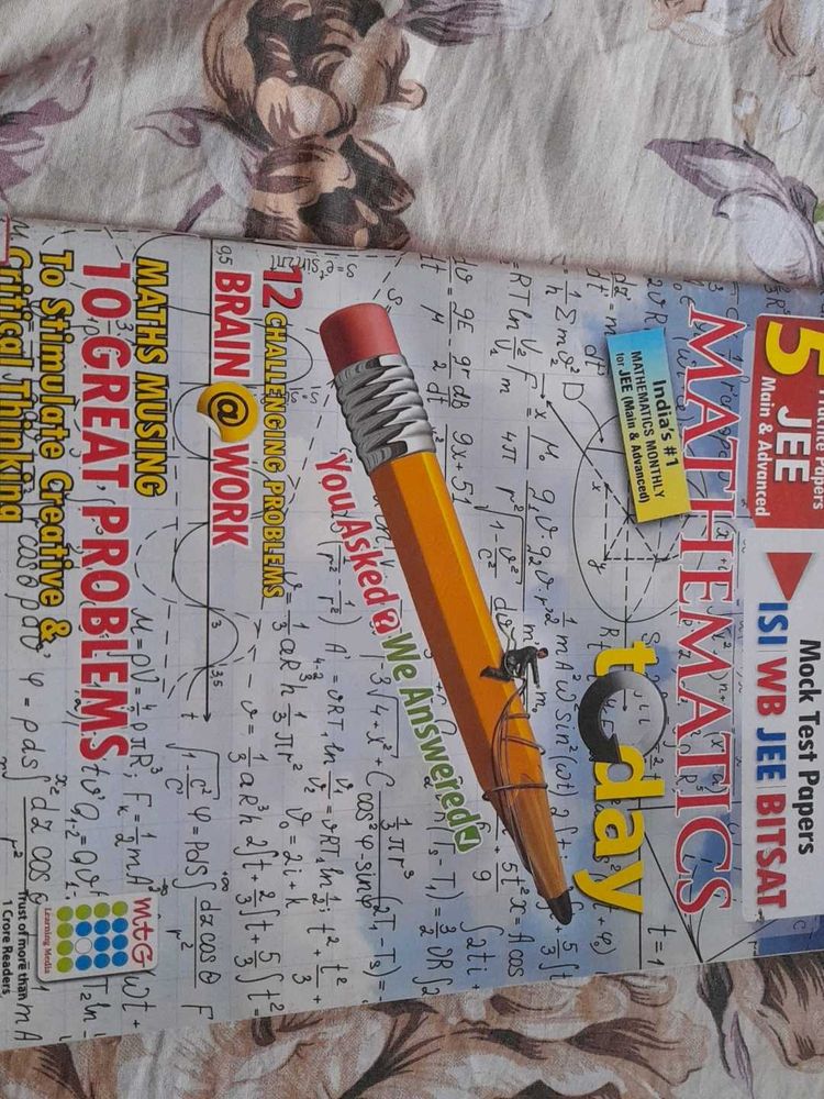 Mathematics Today JEE and Inspiring.