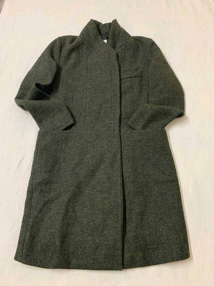 Olive Winter Overcoat