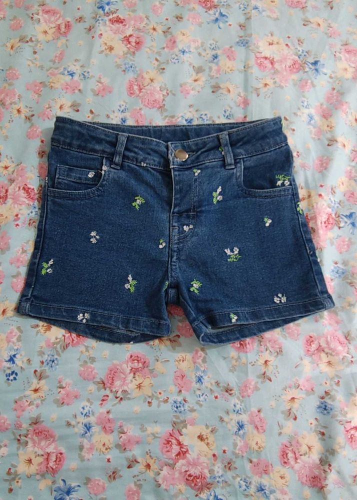 Denim Shorts (Size 7 To 8 Year)