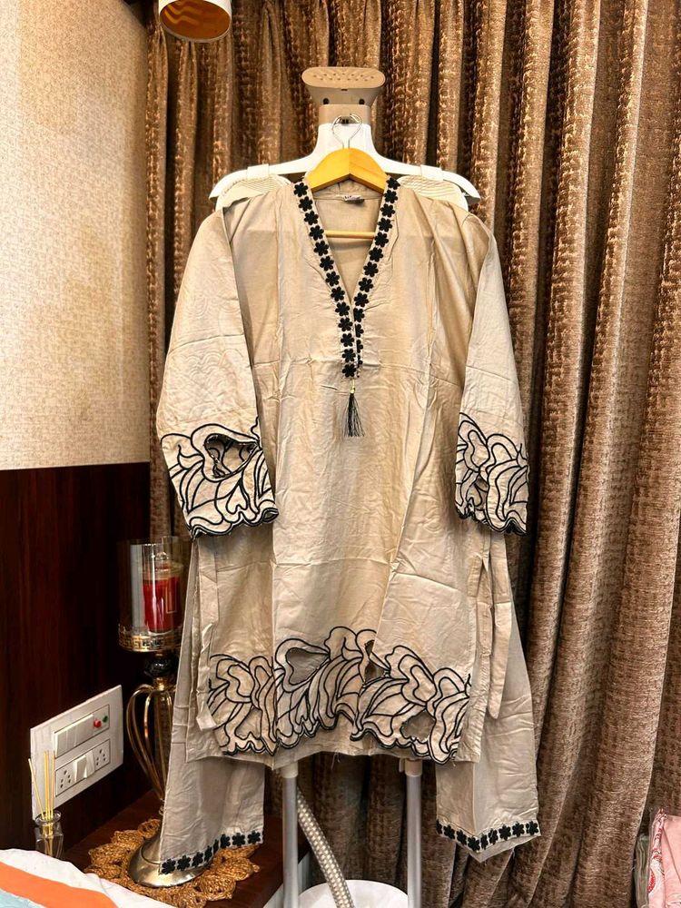 Embroidered Kurta Set