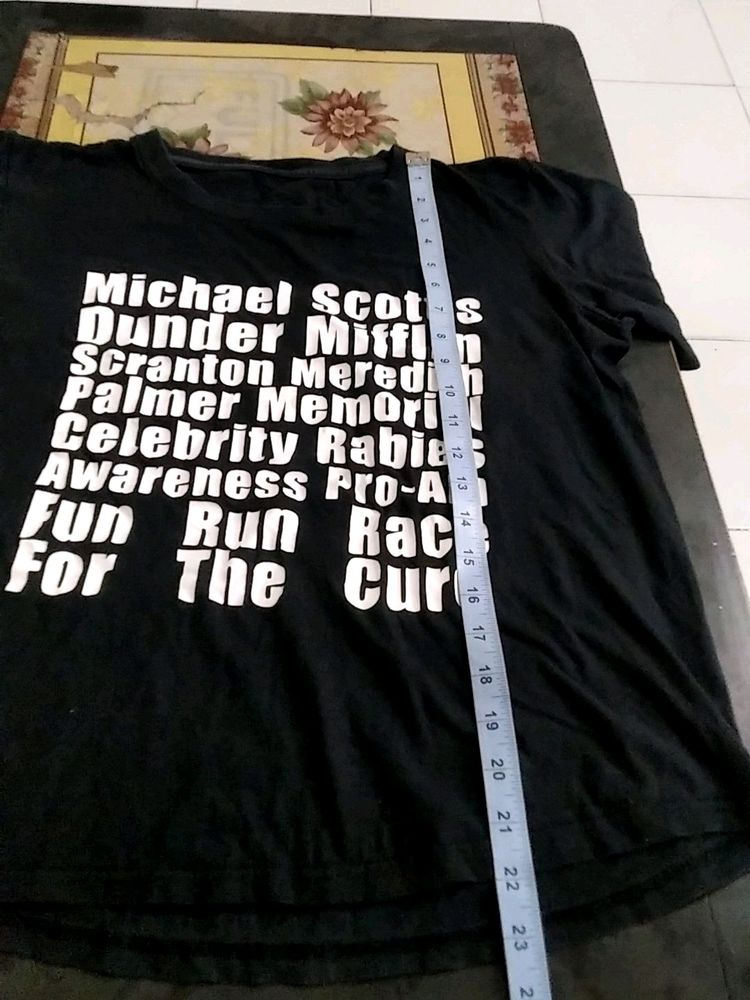 Black half Sleeves T-shirt