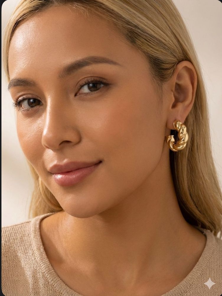 Gold Hoop Earrings